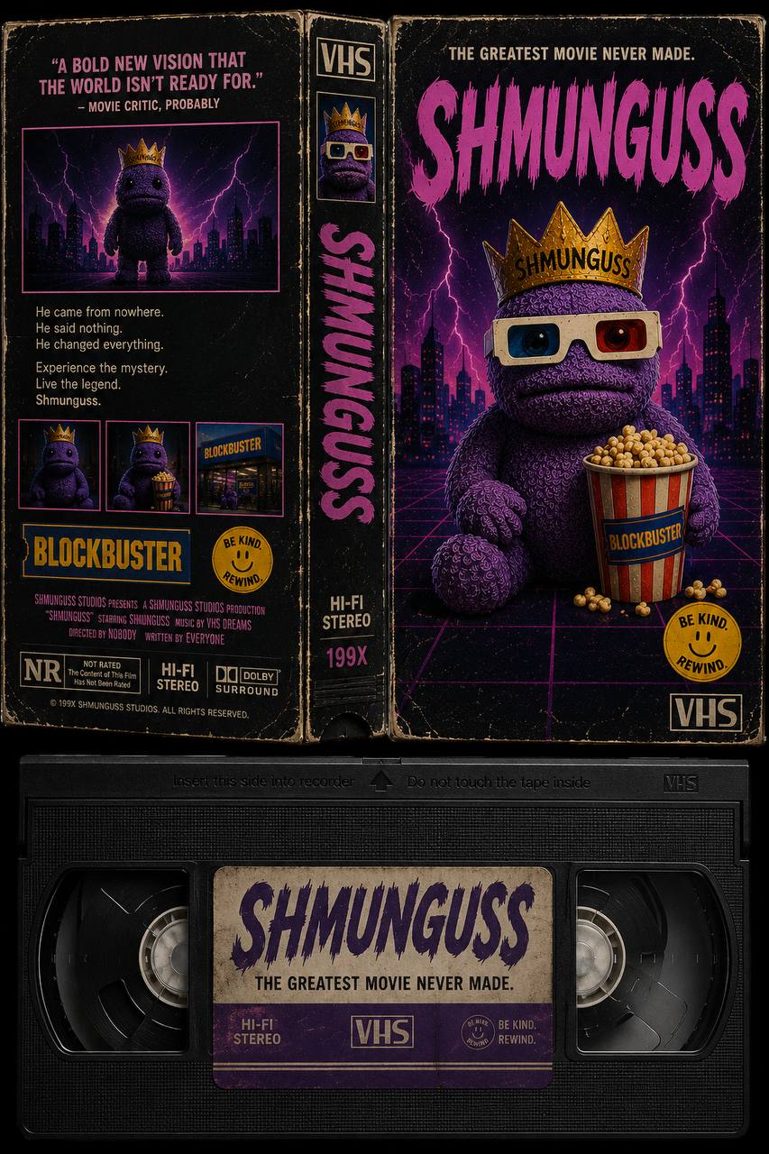Schmunguss VHS package and tape